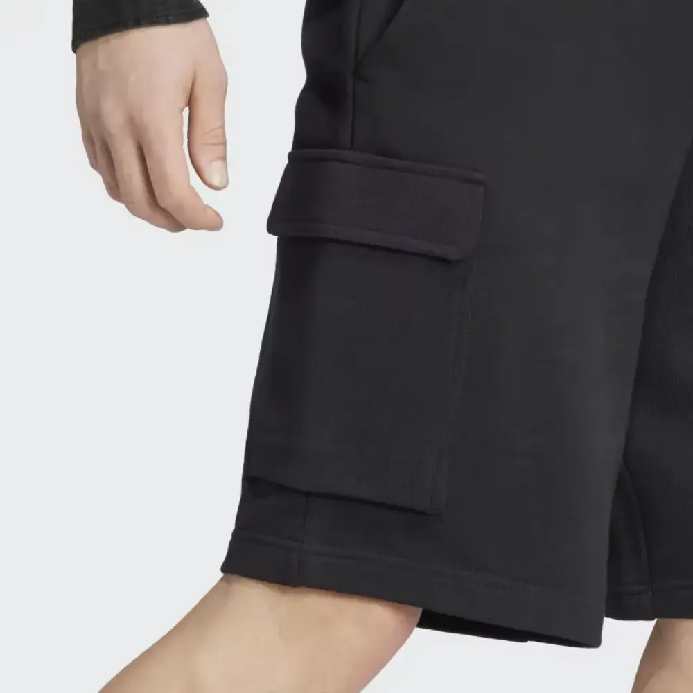 essentials_french_terry_cargo_shorts_black_ha4338_42_detail