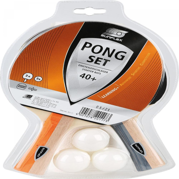 set_ping_pong_sunflex_2_raketes_3_balakia